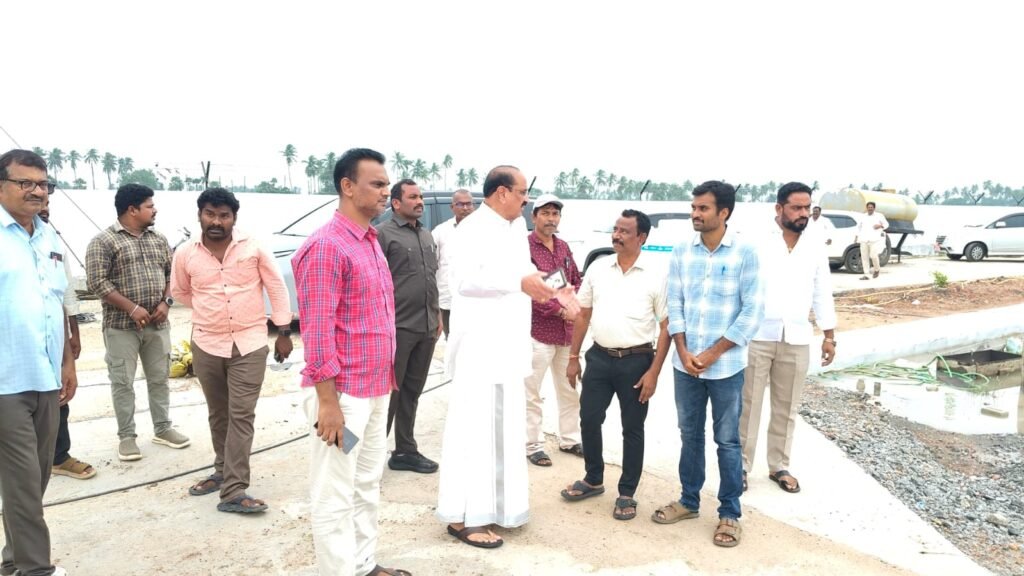 కైకలూరులో నూతన 220KV విద్యుత్ కేంద్రం ప్రారంభానికి ముమ్మర ఏర్పాట్లు: పనులను పరిశీలించిన కామినేని