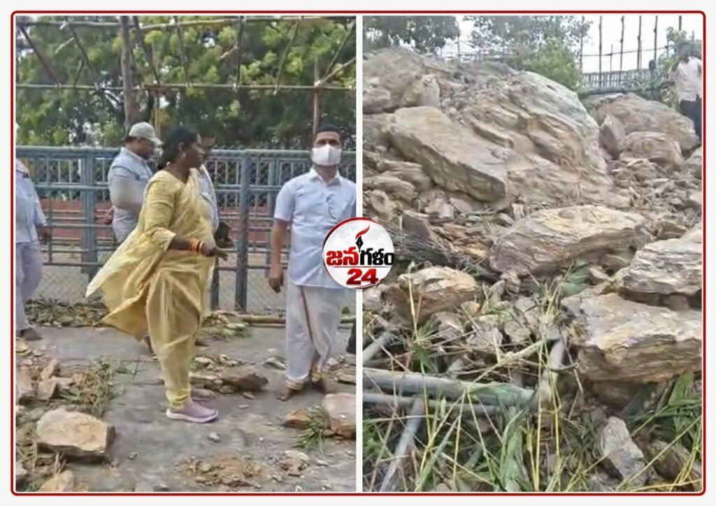 విజయవాడ దుర్గగుడి కొండచరియల ఘటనపై మంత్రి ఆనం ఆరా: భక్తుల భద్రతపై అత్యున్నత సమీక్ష.. ముందస్తు రక్షణ చర్యలకు కీలక ఆదేశాలు!