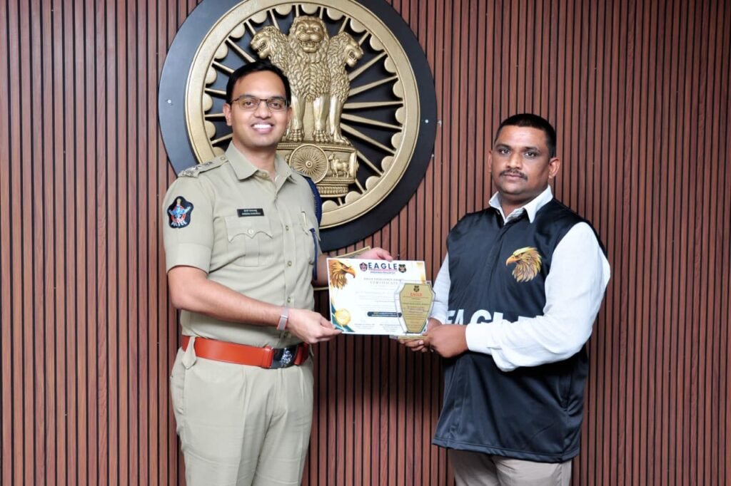 అన్నమయ్య జిల్లా పోలీసులకు గుర్తింపు.. ‘ఈగల్ టీమ్’ సభ్యుడికి రాష్ట్రస్థాయి ఎక్సలెన్స్ అవార్డు