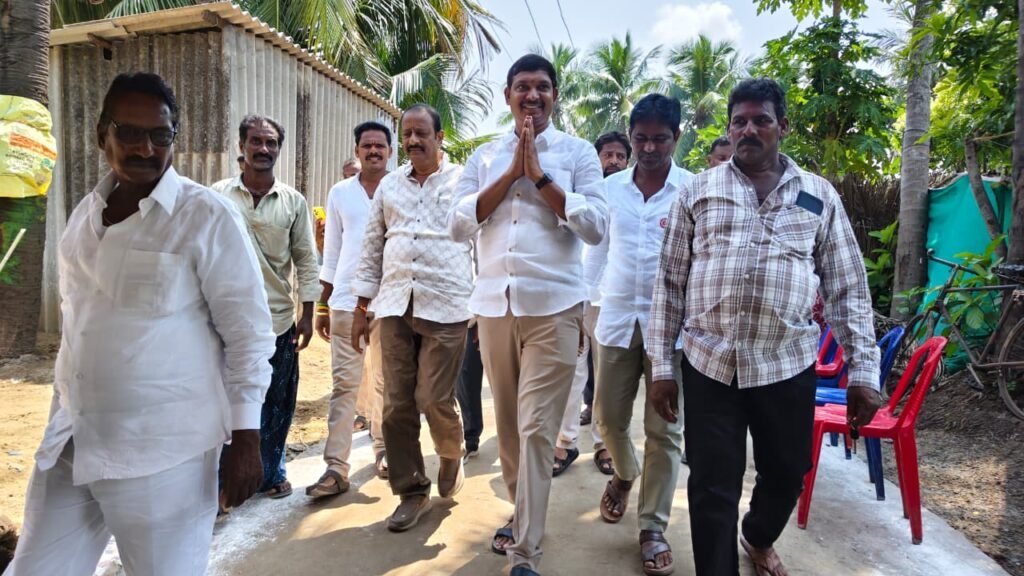 గ్రామీణ ప్రాంతాల సమగ్ర అభివృద్ధే ధ్యేయంగా కూటమి ప్రభుత్వం పనిచేస్తోంది ఎమ్మెల్యే కాగిత కృష్ణ ప్రసాద్