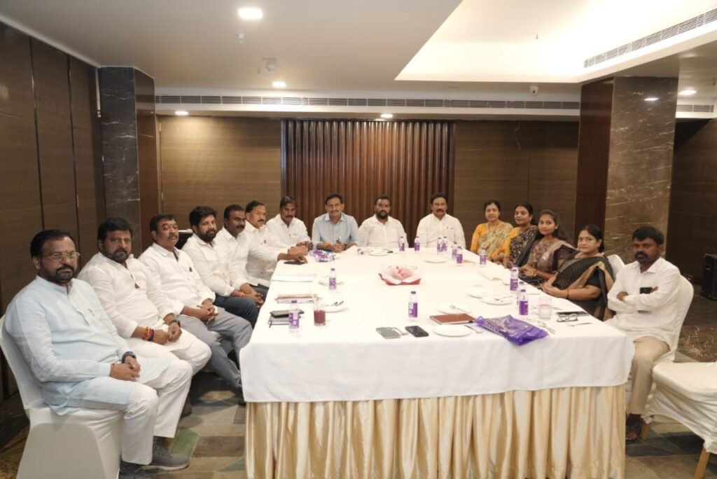 విజయవాడలో స్థానిక సంస్థల ఎన్నికల సమన్వయ కమిటీ భేటీ: హాజరైన కూటమి ముఖ్య నేతలు