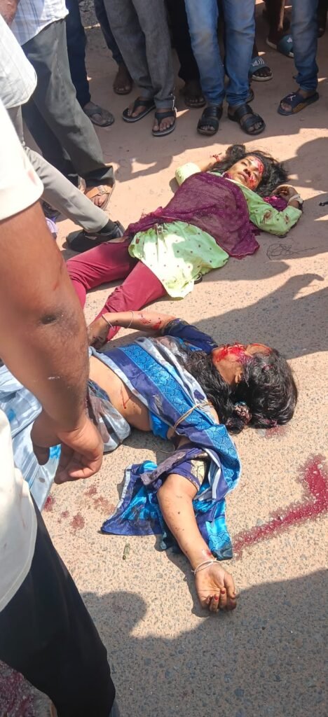 మంచిర్యాలలో ఘోర రోడ్డు ప్రమాదం.. లారీ ఢీకొని ముగ్గురు యువతులు దుర్మరణం