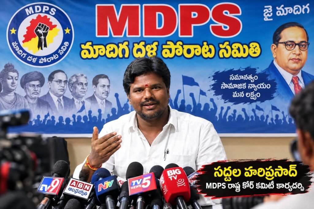 తిరుపతిలో ఘనంగా ఎండీపీఎస్ సమీక్ష సమావేశం – రాష్ట్ర కోర్ కమిటీ కార్యదర్శిగా సద్దల హరి ప్రసాద్ నియామకం