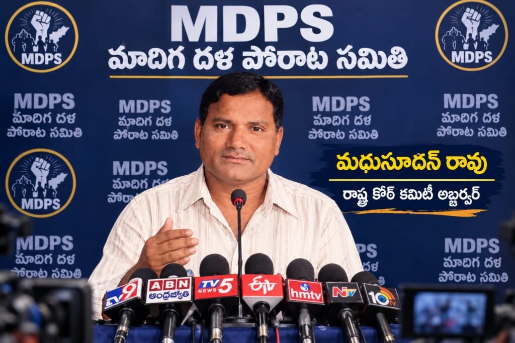 తిరుపతిలో ఘనంగా ఎండీపీఎస్ సమీక్ష సమావేశం.. రాష్ట్ర కోర్ కమిటీ అబ్జర్వర్‌గా మధుసూదన్ రావు నియామకం