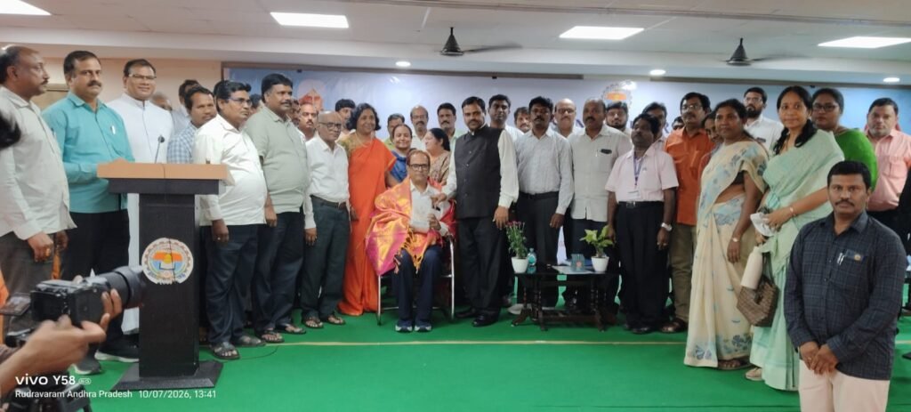 కృష్ణా విశ్వవిద్యాలయంలో ఘనంగా బ్రహ్మర్షి రఘుపతి వెంకటరత్నం నాయుడు స్మారకోపన్యాసం.. హాజరైన వీసీ ఆచార్య రాంజీ, ముఖ్య వక్తగా డా. కె. శ్రీనివాస్