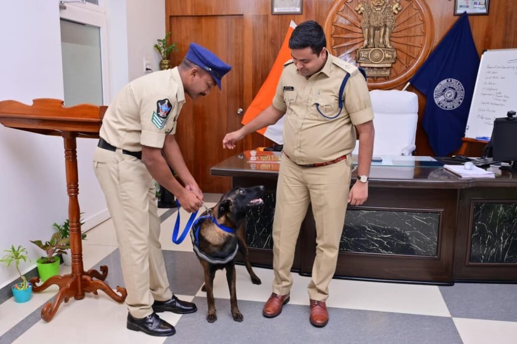 కృష్ణా జిల్లా పోలీస్ శాఖకు మరో ప్రత్యేక శ్వానం ‘రీటా’ రాక.. పది నెలల కఠిన శిక్షణ పూర్తి చేసుకున్న బెల్జియన్ మాలినోయిస్