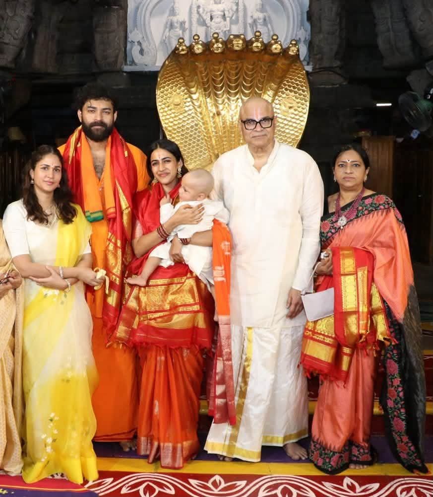 శ్రీవారి సన్నిధిలో సేవా తత్పరత: మనవడు వాయువ్ తేజ్ చేతుల మీదుగా తరిగొండ వెంగమాంబ అన్నదాన ట్రస్టుకు రూ.1,00,000 విరాళం!
