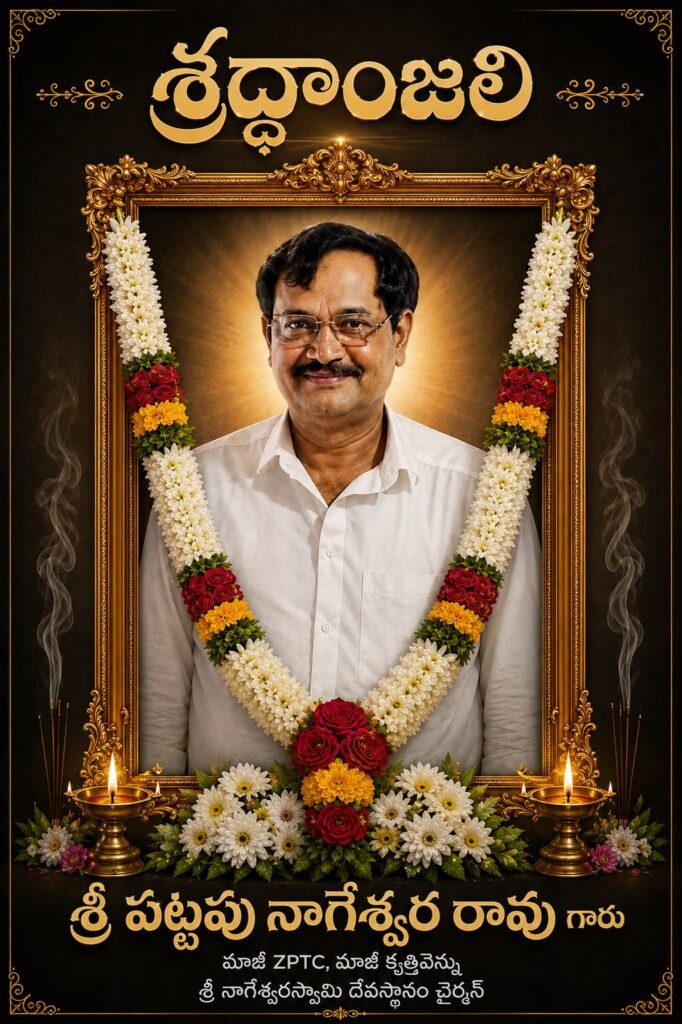 మాజీ జెడ్పీటీసీ పట్టపు నాగేశ్వరరావు కన్నుమూత: తీవ్ర దిగ్భ్రాంతిలో కృత్తివెన్ను, చెరుకుమిల్లి ప్రజలు.. ప్రముఖుల సంతాపం!