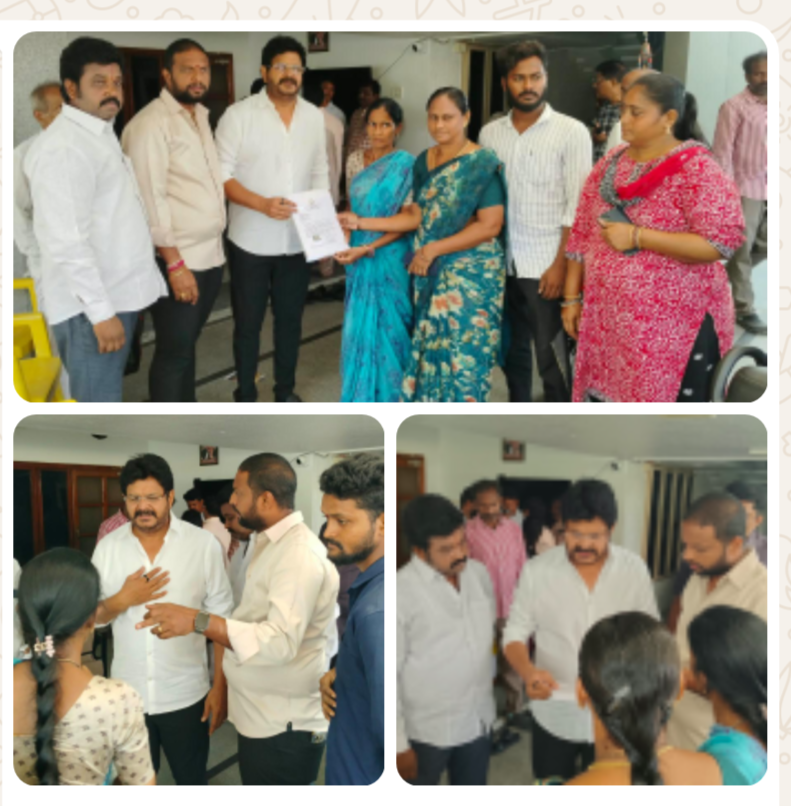 గుడివాడలో జనసేన కార్యకర్త కుటుంబానికి అండగా నిలిచిన ముఖ్యమంత్రి సహాయనిధి