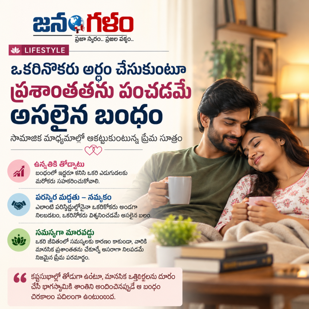 ఒకరినొకరు అర్థం చేసుకుంటూ ప్రశాంతతను పంచడమే అసలైన బంధం: సామాజిక మాధ్యమాల్లో ఆకట్టుకుంటున్న ప్రేమ సూత్రం (సోషల్ మీడియా డెస్క్)